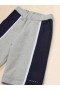  Fleece Shorts With Colorblock Details Bluenavy