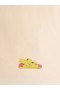  Yellow And Pink Towelling Triple-strap Fussbett Yellow/pink