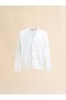  White Dishevelled Cotton Cardigan With Marni Mending Lilywhite