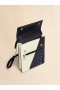  White And Tribeca Pouch With Shoelace Strap Shell/black