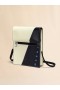  White And Tribeca Pouch With Shoelace Strap Shell/black