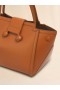  Light Brown Leather Mini Riviera Bag Cinnamon