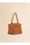  Light Brown Leather Mini Riviera Bag Cinnamon