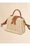  Natural Rattan Midollino Handbag Natural/cinnamon