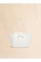  White Leather Mini Riviera Bag Silkwhite