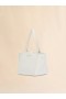 White Leather Mini Riviera Bag Silkwhite