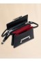  Craquel&eacute; Patent Leather Small Envelope Bag Black