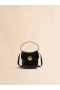  Leather Butterfly Small Handbag Black