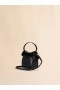  Leather Butterfly Small Handbag Black