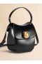  Leather Butterfly Small Handbag Black