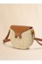  Natural Rattan Midollino Crossbody Bag Natural/cinnamon
