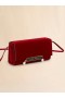  Red Suede Vhs E/w Clutch Tulip