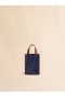  Museo Nano Bag In Blue And White Leather Blublack/shell/moca