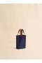  Museo Nano Bag In Blue And White Leather Blublack/shell/moca