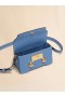  Blue Leather Trunkaroo Mini Shoulder Bag Opal