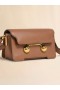  Brown Leather Trunkaroo Mini Shoulder Bag Cinnamon