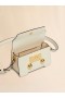  Cream Leather Trunkaroo Mini Shoulder Bag Shell