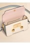  Light Pink, White And Grey Leather Trunkaroo Mini Shoulder Bag Camelia/shell/storm