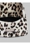  Shearling Animal Print Trunkaroo Soft Medium Shoulder Bag White/grey