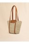  Small Natural Raffia-effect Trunkaroo Beach Bag