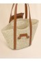  Small Natural Raffia-effect Trunkaroo Beach Bag