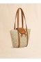  Small Natural Raffia-effect Trunkaroo Beach Bag