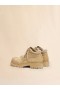  Beige Suede Patchy Combat Boot Goldsand