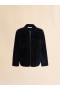  Shaved Shearling Jacket Black