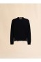  Twisted Crewneck Sweater Black