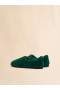  Green Slip-on Loafer In Faux Fur Gardengreen