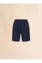  Blue Tropical Wool Bermuda Pants Blublack