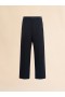  Wool Trousers With Contrasting Waistband Black