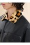  Nappa Leather Shirt With Animalier Shearling Collar Black