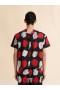  Poplin Bowling Shirt With Mercury Print Black