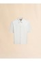  Short Sleeved Shirt In White Nappa Lilywhite