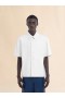  Short Sleeved Shirt In White Nappa Lilywhite