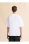  White Cotton T-shirt With Fawn Print Lilywhite