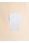  White Organic Cotton T-shirt Lilywhite