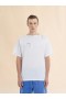  White Organic Cotton T-shirt Lilywhite