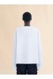  White Oversized Organic Cotton T-shirt Lilywhite