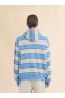  Light Blue And Beige Oversized Hoodie Blue Lilac