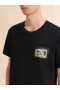  Cotton T-shirt With Small Marni Collage Print Black
