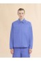  Indigo Organic Cotton Shirt With Marni Symbol Blue Lilac