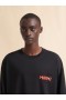  Oversized Jersey Cotton T-shirt With Marni Label Black