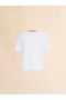  White Organic Cotton Oversized T-shirt With Marni Patches Lilywhite