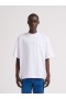  White Organic Cotton T-shirt With Mini Logo Marni Lilywhite