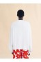  White Ribbed Cotton T-shirt With Marni Symbol Lilywhite
