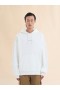  White Organic Cotton Hoodie With Mini Marni Print Natural White