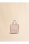  Museo Soft Mini Bag In Light Pink And Beige Leather With Marni Symbol Embroidery Camellia/winter Wheat