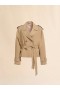  Short Beige Wool Blend Trench With Marni Symbol Winterwheat